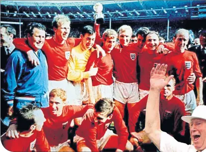  ??  ?? The World Cup played a big part in Jack Charlton’s life, from winning the Jules Rimet trophy with England and brother Bobby in 1966, to leading the Republic to the finals in 1990 (far left) and 1994