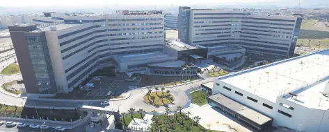  ??  ?? The Mersin City Hospital is among the government’s pojects to further advance universal healthcare.