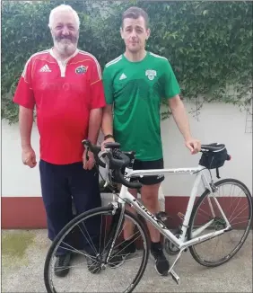  ??  ?? Tadhg McSweeney pictured with his uncle, Patrick