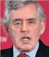  ??  ?? PLEA Gordon Brown