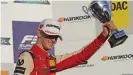  ??  ?? Mick Schumacher jubelt über den Europameis­tertitel 2018 in der Formel 3
