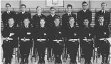  ??  ?? Naval pals: Officer cadets of Fleet Air Arm HMS Thunderer in 1960