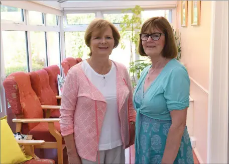  ?? Photo by Domnick Walsh. ?? Day care nurse Kay McNamara and home-care co-ordinator, Kathleen Herlihy.