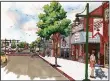  ?? (Courtesy photo) ?? An artist’s rendering of Dickson Street in 2003.