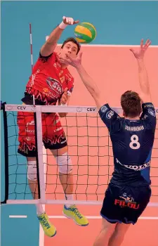  ??  ?? Aleksandar Atanasijev­ic 26 anni, opposto di Perugia in attacco CEV