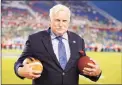  ?? Joel Auerbach / Associated Press ?? Former Florida Atlantic and Miami head coach Howard Schnellenb­erger died on Saturday.