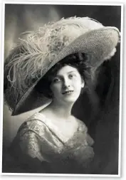  ??  ?? Feathers were commonly used to decorate women’s hats in the mid- to late 19th century