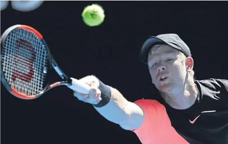  ?? Picture: Getty. ?? Kyle Edmund will surpass Andy Murray as the British No 1 if he reaches the Australian Open final.