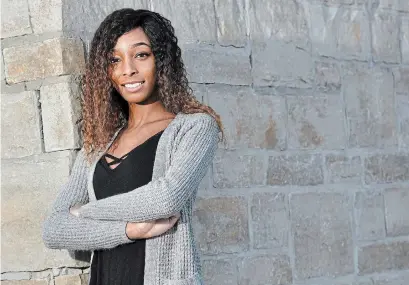  ?? BARRY GRAY THE HAMILTON SPECTATOR ?? Second-year McMaster University student Chanice McAnuff says the new tuition waiver helps eliminate pressure on foster kids.