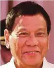  ??  ?? DUTERTE