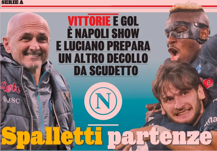  ?? GETTY ?? Allenatore toscano Luciano Spalletti, 63 anni, allenatore del Napoli capolista, è alla seconda stagione sulla panchina degli azzurri