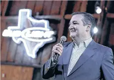  ?? /ARCHIVO ?? El senador Ted Cruz ha recibido duras críticas desde su viaje a Acapulco.