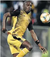  ?? / LEFTY SHIVAMBU/GALLO IMAGES ?? Robert Ng’ambi of Black Leopards.