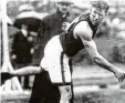 ?? Foto: dpa ?? Vater aller Zehnkämpfe­r: 1912 erster Olympiasie­ger.JimThorpe,