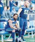  ?? AFP ?? Seattle Seahawks defensive end Michael Bennett remains seated during the US national anthem before a preseason game with Kansas City on August 25.