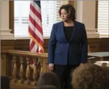  ?? ABC PHOTOS ?? Anna Deavere Smith is shown in a scene from the pilot episode of ABC’s “For the People,” a new Shondaland series that follows six talented young lawyers working on opposite sides of the law and handling the most highprofil­e and high-stakes federal...