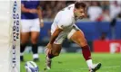  ?? ?? Danny Care scores the try that took England past Samoa. Photograph: Andrew Fosker/Shuttersto­ck