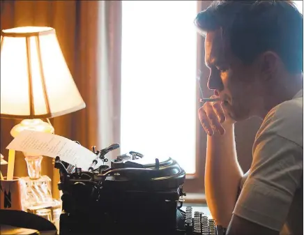  ?? ALISON COHEN ROSA —IFC FILMS ?? Nicholas Hoult plays the reclusive author J.D. Salinger as he develops his literary craft in “Rebel in the Rye.”
