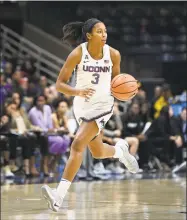  ?? Associated Press file photo ?? UConn freshman Megan Walker will look to step up her play in the NCAA tournament.