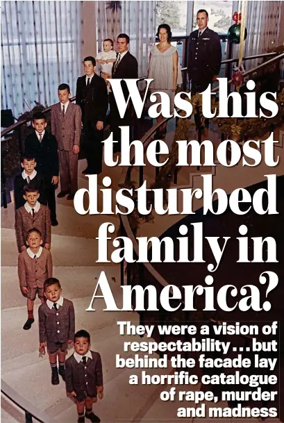  ??  ?? Picture perfect: But six of Don and Mimi Galvin’s sons developed schizophre­nia