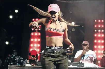  ?? PHOTO: THULI DLAMINI. ?? Kwaito musician Babes Wodumo is famous for her song but her lines “Lale, ilalilale! Wavuk’ekseni, awaz’ulalephi” are from an old song, says the writer.