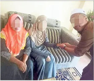  ??  ?? The marriage of a 11-year-old girl to a 41-year-old man in Gua Musang recently has sparked an outcry and a call for a total ban on child marriages.