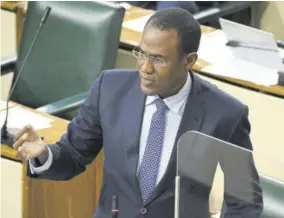  ?? (Photo: Naphtali Junior) ?? CLARKE...THE auditor general reports to parliament and so the solution has to rely on parliament...