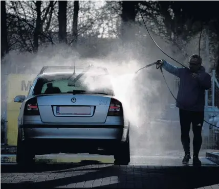  ?? Picture / Getty Images ?? A weekly wash will prevent pollen and dirt embedding itself in your vehicle’s clear coat.