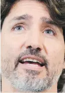  ??  ?? Prime Minister Justin Trudeau: “I knew there would be perception issues around this.”