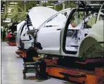  ?? RAY CHAVEZ — STAFF ARCHIVES ?? The National Labor Relations Board said Friday that Tesla broke labor laws by interrogat­ing three workers attempting to unionize over safety.