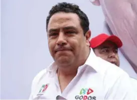  ?? JORGE SÁNCHEZ ?? Rindió protesta como dirigente estatal del PRI el 10 de junio del 2017.