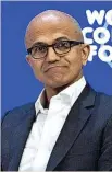  ?? ?? El consejero delegado de Microsoft, Satya Nadella.