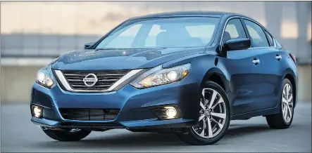  ?? — NISSAN CANADA INC. ?? The Nissan Altima, one of the most popular mid-sized sedans on the market, has been refreshed for 2017 and there is a new model in the lineup — the sporty SR.