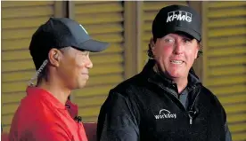  ?? Photo / Getty Images ?? Tiger Woods and Phil Mickelson are set for a showdown at Shadow Creek Golf Course, but selling it is an uphill battle.