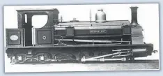  ?? ?? A maker’s photograph of the original 0-6-4ST Beddgelert. HUNSLET