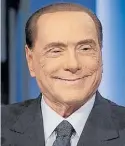  ??  ?? “Il Cavalieri”. Silvio Berlusconi.