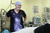  ?? Picture: Ruvan Boshoff ?? ‘Singing Surgeon’ Dr Wilhelm Lichtenber­g in theatre before performing an open-heart surgery.