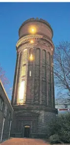  ?? FOTO: DETLEF ILGNER ?? Der Wasserturm Dahl ist der älteste in der Stadt.