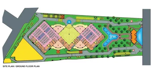  ??  ?? SITE PLAN / GROUND FLOOR PLAN