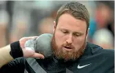  ?? GETTY IMAGES ?? Tom Walsh has added the Diamond League series title to his world indoor and Commonweal­th Games shot put crowns.