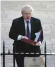  ?? | AP ?? Boris Johnson acusa que no se concretaro­n los acuerdos.