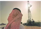  ?? FOTO: DPA ?? Blick auf einen Saudi-Aramco-Bohrturm in Saudi-Arabien.