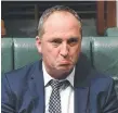  ??  ?? Barnaby Joyce.