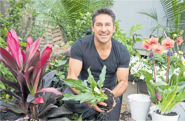  ?? HGTV ?? Aussie host Jamie Durie goes out back in “Backyard Takeover,” taming the jungles — and occasional alligators — that lurk in overgrown gardens.