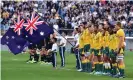 ?? Photograph: Kazuhiro Nogi/AFP/Getty Images ?? Bledisloe Cup Tests between Australia and New Zealand bookend the condensed Rugby Championsh­ip schedule.