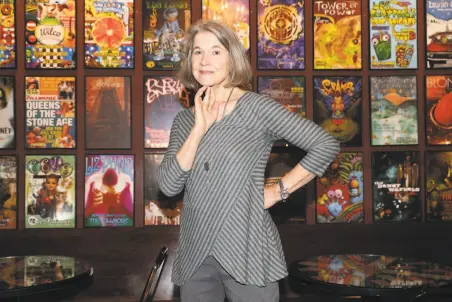  ?? Liz Hafalia / The Chronicle ?? “Having time becomes the greatest gift as you get older,” says Arlene Owseichik, the Fillmore’s retiring art director.