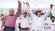  ??  ?? Agradece. Armando Guadiana manifestó su gratitud a los torreonens­es.