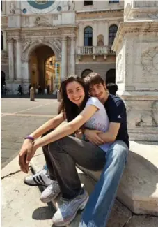  ?? DOMINIC BONUCCELLI ?? Padua’s 60,000 students give a youthful vibe to the Italian city’s Renaissanc­e squares, where they can often be found hugging and kissing.