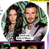  ??  ?? David with Bella in Miami…