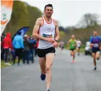  ??  ?? Feidhlim McGowan, fastest Sligo athlete to run the Dublin City Marathon.